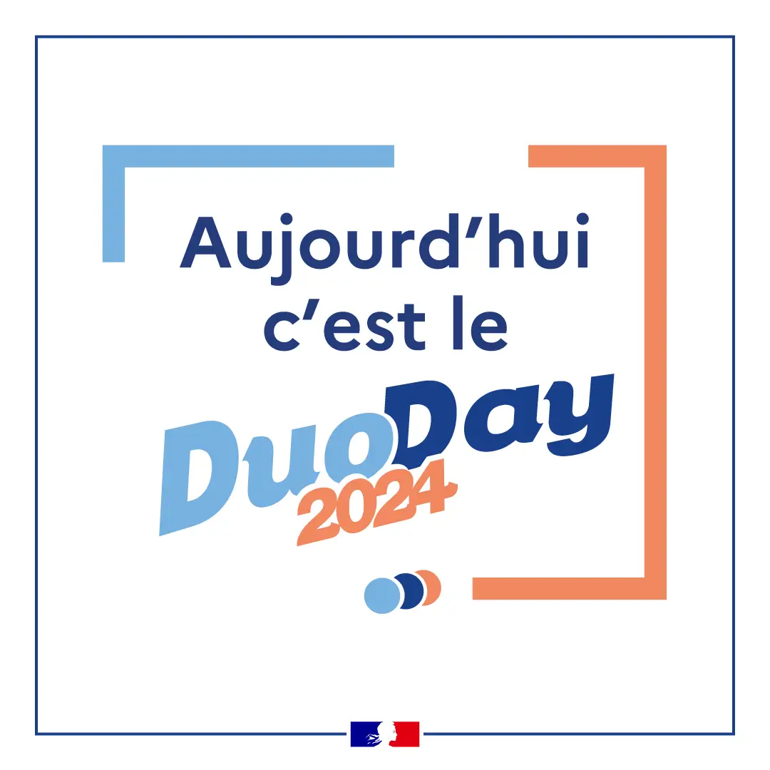 Aujourd'hui c'est DuoDay