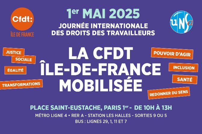 1er Mai- Fête du travail- CFDT Ile de france 1er Mai- Fête du travail- CFDT Ile de france