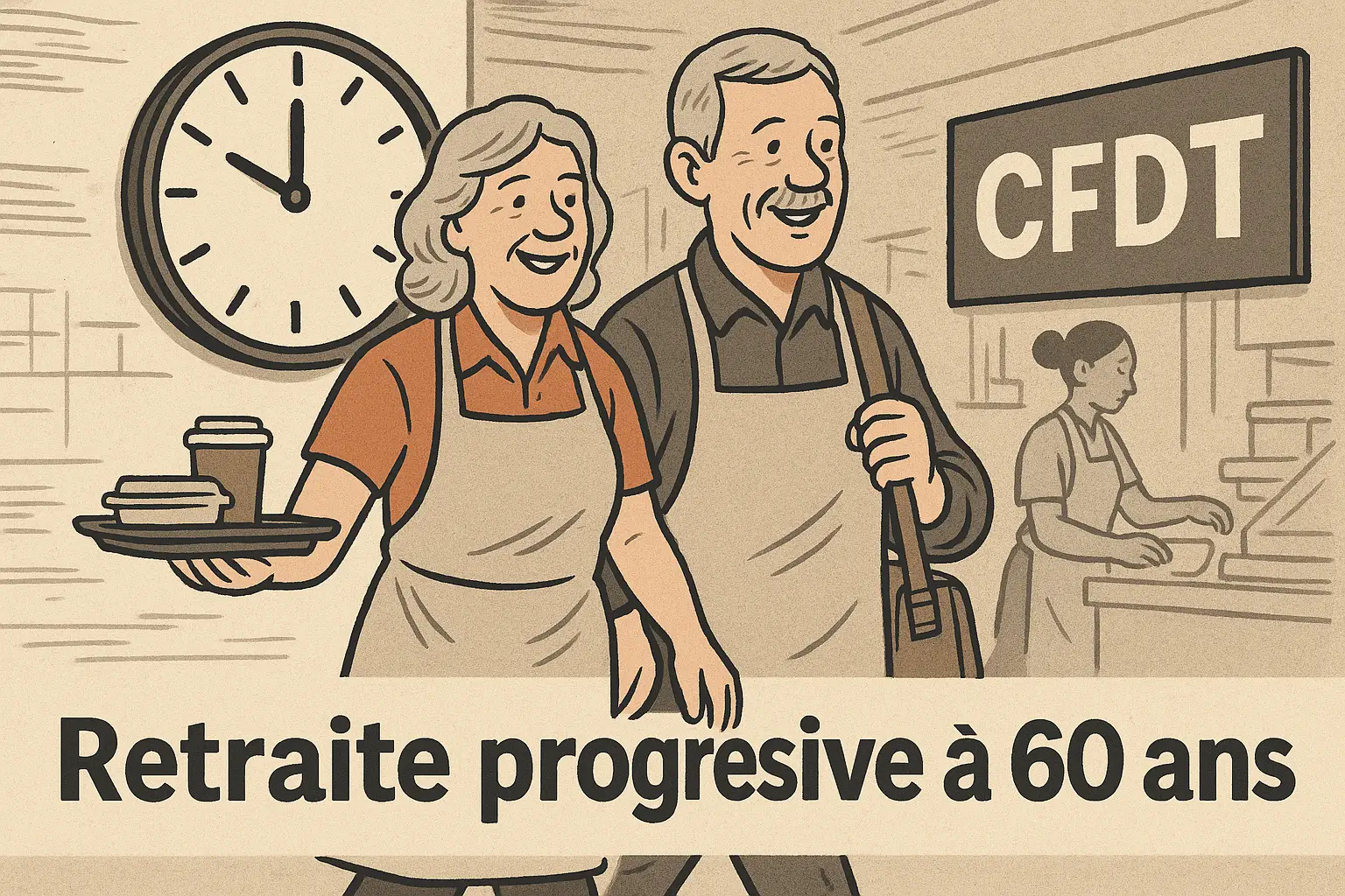 Franchise Brioche Dorée : inquiétudes des salariés face au changement d’employeur Un salarié de Brioche Dorée hésite entre une succursale et une franchise, symbole du changement d’employeur et des inquiétudes sociales.