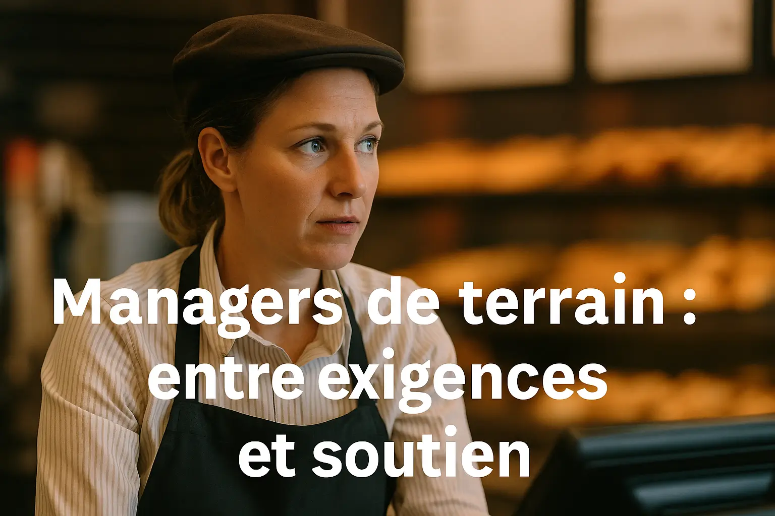 Managers Brioche Dorée : entre exigences et soutien, un équilibre à retrouver Manager Brioche Dorée échangeant avec son équipe dans un restaurant, symbole de cohésion et de management humain au quotidien.