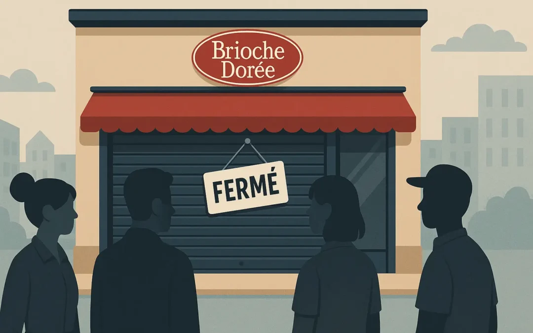 Fermetures Brioche Dorée : évolution des restaurants succursales depuis 2018