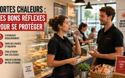 Fortes chaleurs : comment mieux se protéger au travail ?