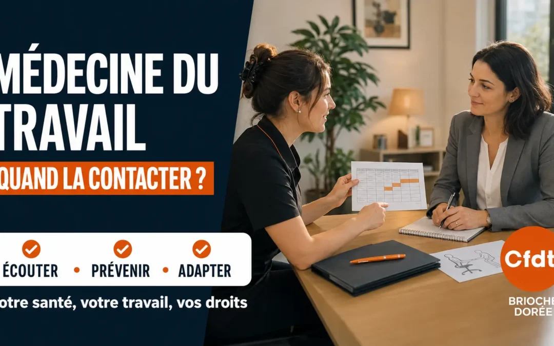 Médecine du travail : quand et comment la contacter ?