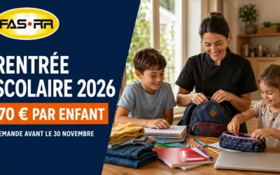 La Section 1 Aide FAS-RR : jusqu’à 70 € pour la rentrée 2026